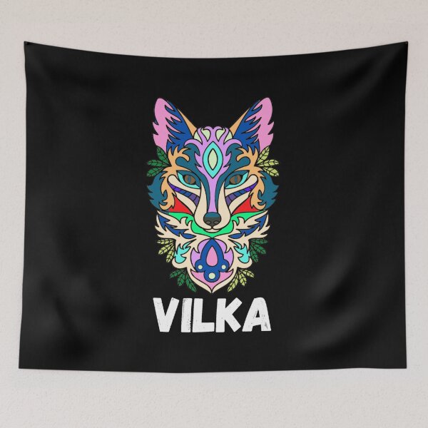 Item preview, Vilka latviski latviešu valoda - Wolf designed and sold by LukjanovArt.