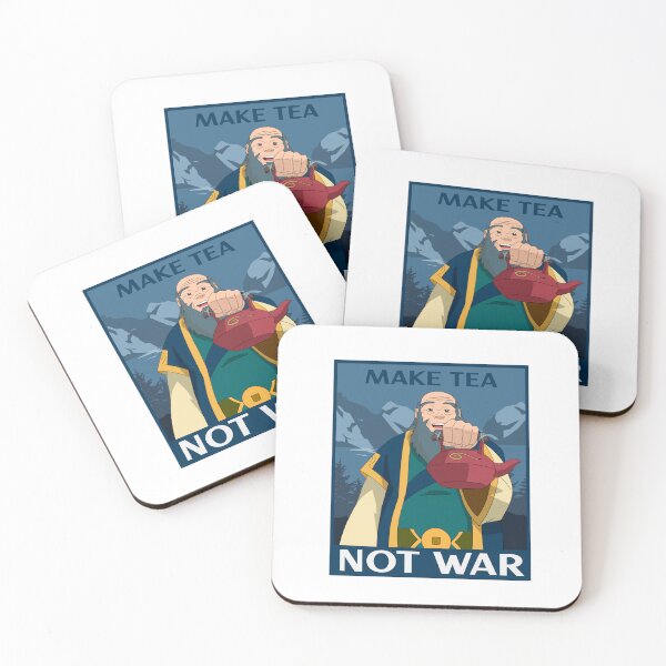 Item preview, Iroh "Make Tea Not War" war is not the answer peace not war |  ukrainian president volodymyr zelensky  designed and sold by GaliaTati.