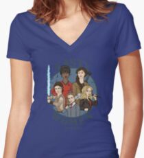 Nasty Women (Get it done) Women's Fitted V-Neck T-Shirt
