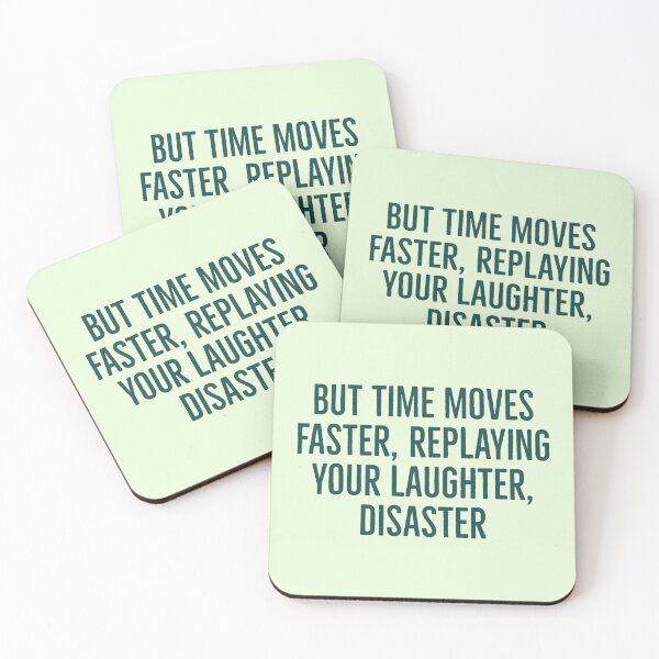 Item preview, But time moves faster, replaying your laughter, disaster. - Message in a bottle designed and sold by Laura_S _13.