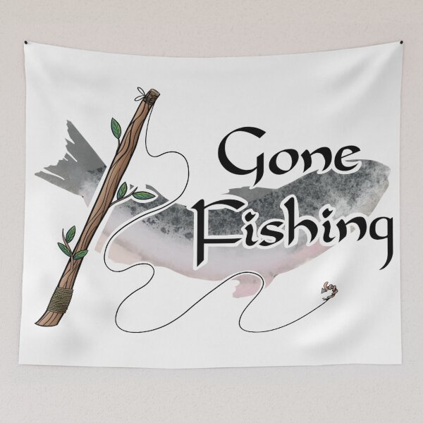 Item preview, Gone Fishing designed and sold by LittleSunShoppe.