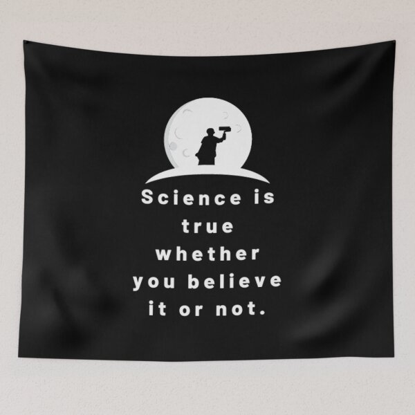 Item preview, Science is true whether you believe it or not - Neil Degrasse Tyson  designed and sold by Giovanni's  Brown Quotes.
