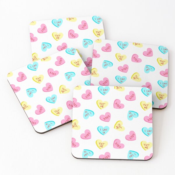 Item preview, Sweet Candy Hearts with Words Valentines Day designed and sold by Julie Erin Designs.