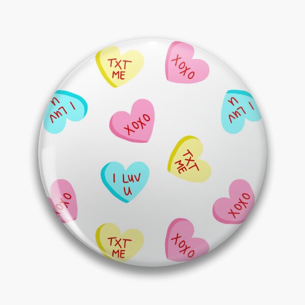 Item preview, Sweet Candy Hearts with Words Valentines Day designed and sold by Julie Erin Designs.