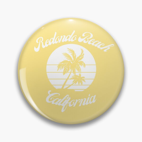 Item preview, Redondo Beach California (White + Yellow) designed and sold by Just-Basic.