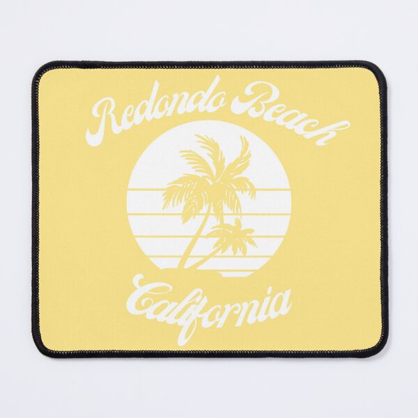 Item preview, Redondo Beach California (White + Yellow) designed and sold by Just-Basic.