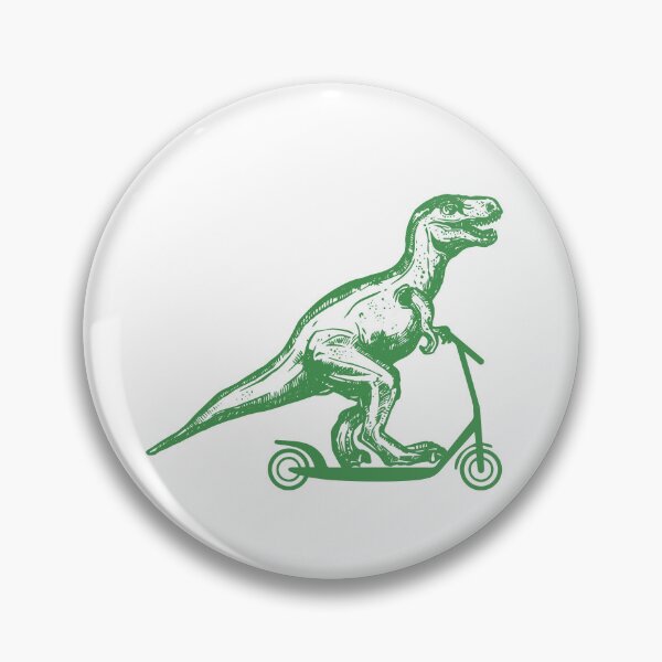 Item preview, dinosaur on a scooter! designed and sold by thepalefox.