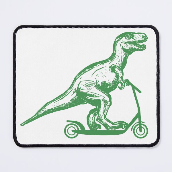 Item preview, dinosaur on a scooter! designed and sold by thepalefox.