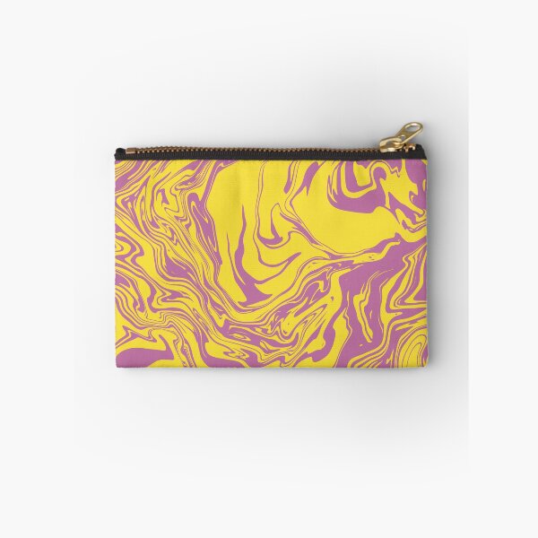 Item preview, Pink and Yellow Liquid Swirls Retro Pattern designed and sold by JadedLilacsArt.