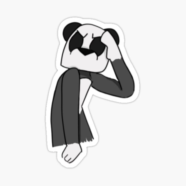 confused fuk it bear Sticker