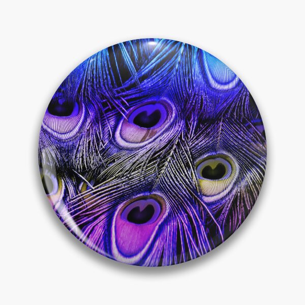 Item preview, Dark Background With Peacock Feathers Decoration In Soft And Blur Style designed and sold by NawalMagdy.