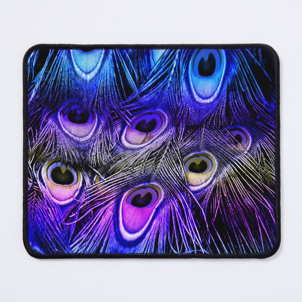 Item preview, Dark Background With Peacock Feathers Decoration In Soft And Blur Style designed and sold by NawalMagdy.