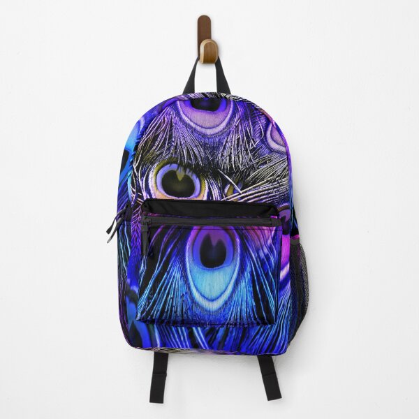 Item preview, Dark Background With Peacock Feathers Decoration In Soft And Blur Style designed and sold by NawalMagdy.