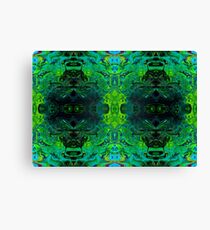 Bright Green Trippy Fun Canvas Print