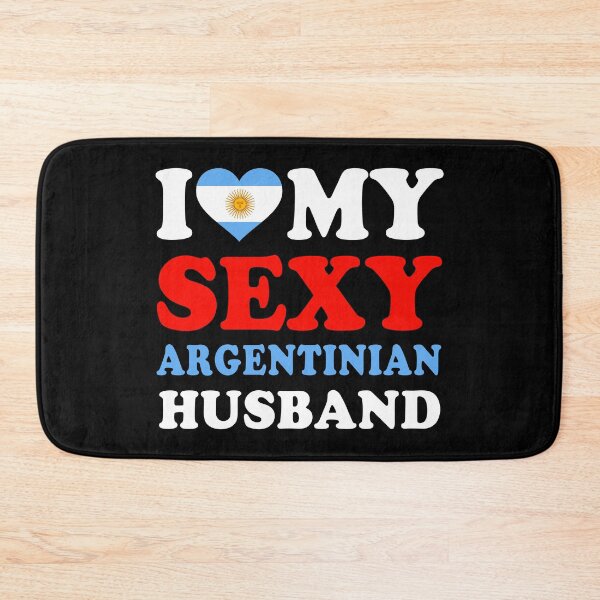 Item preview, I love My Sexy Argentinian Husband Funny Valentine’s Day designed and sold by RetroStyle247.