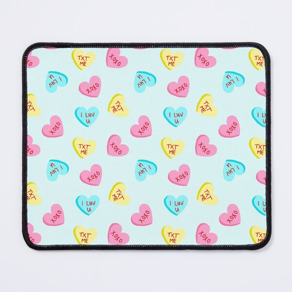 Item preview, Sweet Candy Hearts Valentines Day Light Blue designed and sold by Julie Erin Designs.
