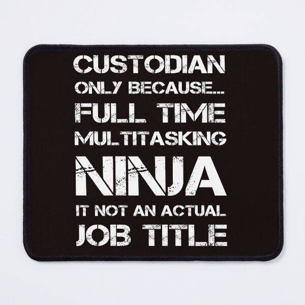 Item preview, Funny Custodian Janitor designed and sold by rachidhaz.