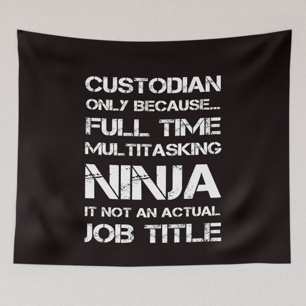 Item preview, Funny Custodian Janitor  designed and sold by rachidhaz.