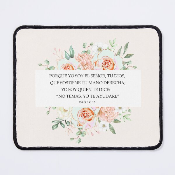 Item preview, Isaias 41:13, Spanish Bible Verse designed and sold by latiendadearyam.