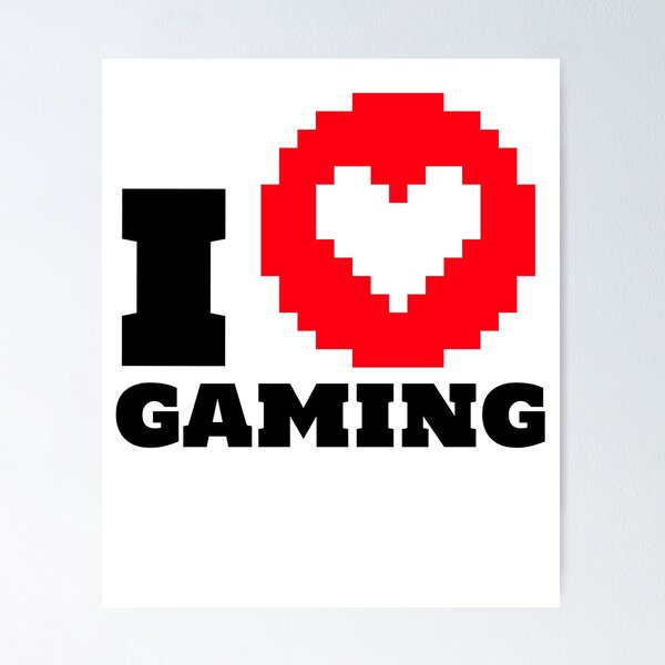 Item preview, I love gaming designed and sold by DZ-Merch.
