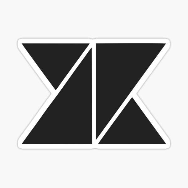 KNK black logo Sticker