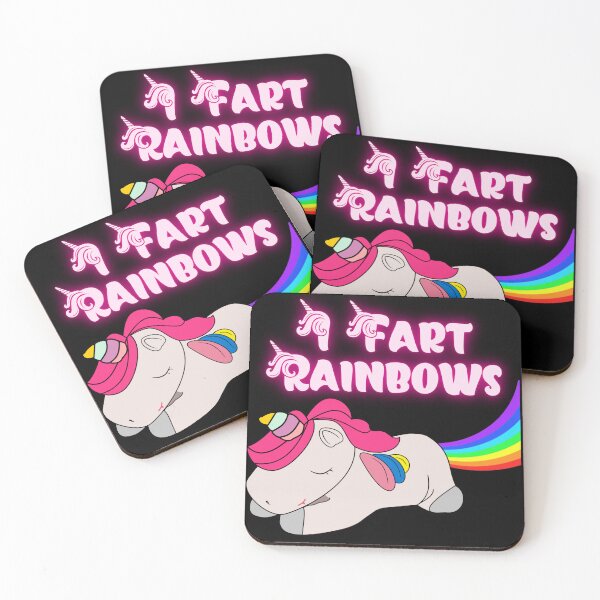 Item preview, I Fart Rainbows Cute Gassy Funny Farting Unicorn 2022 Pink designed and sold by Locjeb.
