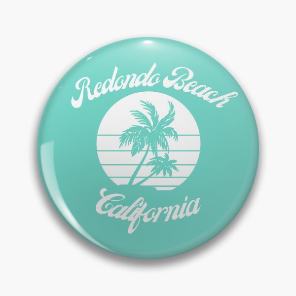 Item preview, Redondo Beach California (White + Seafoam) designed and sold by Just-Basic.