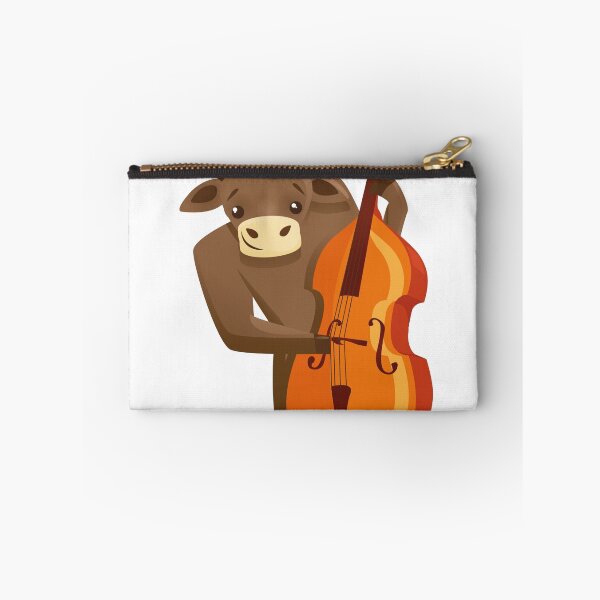 Item preview, Divertido buey tocando música con violonchelo designed and sold by Cute Art Design.