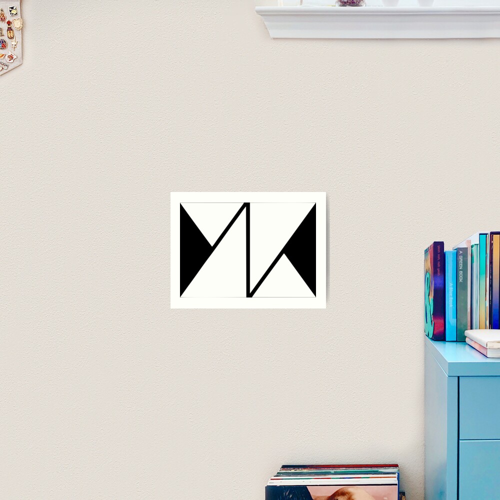 knk white logo Art Print