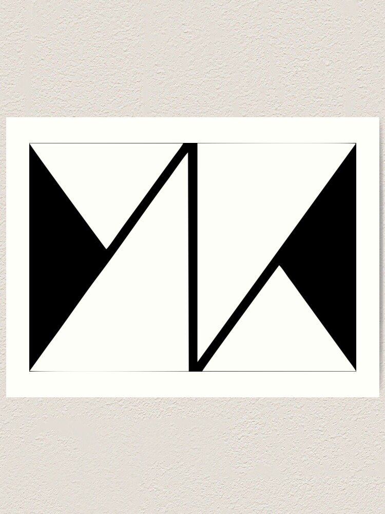 Alternate view of knk white logo Art Print