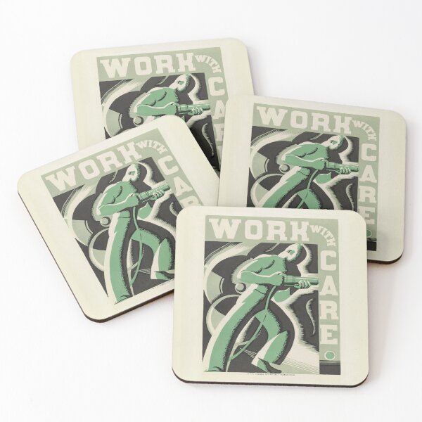 Item preview, WPA Work With Care designed and sold by blackdogshop.