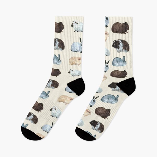 Item preview, Fluffy Friends, Bunnies And Guinea Pigs Watercolor Pack designed and sold by DaisyPaints.