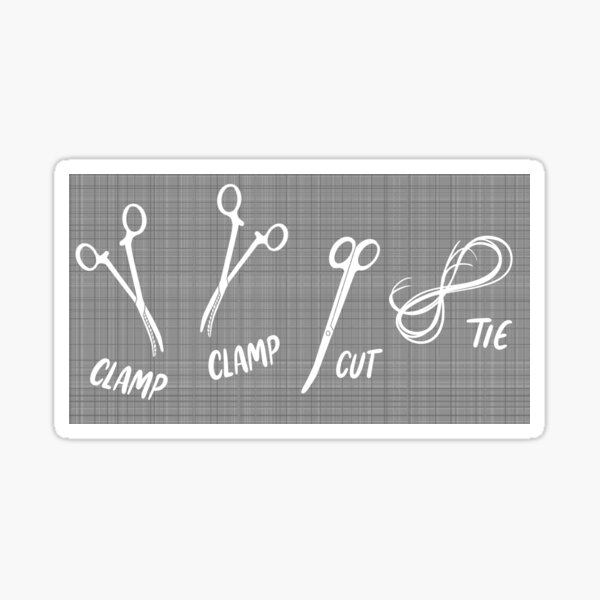 Clamp Clamp Cut Tie Sticker