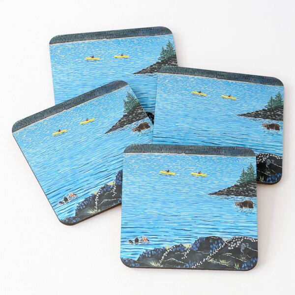 Item preview, Kayaking in Kachemak Bay, Homer, Alaska designed and sold by Scott Clendaniel.
