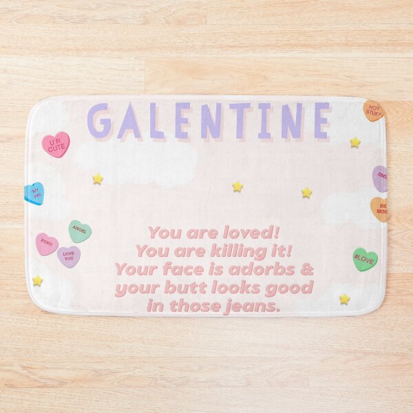 Item preview, Hey There Galentine candy hearts encouragement designed and sold by AshTreeCrtvCo.
