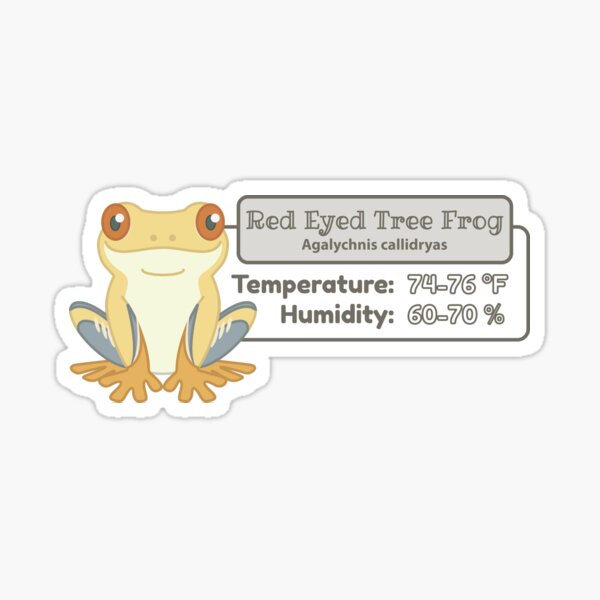 1 Pc Vinyl Frog Sticker Sheet, Tree Frog Stickers, Pacman Frog