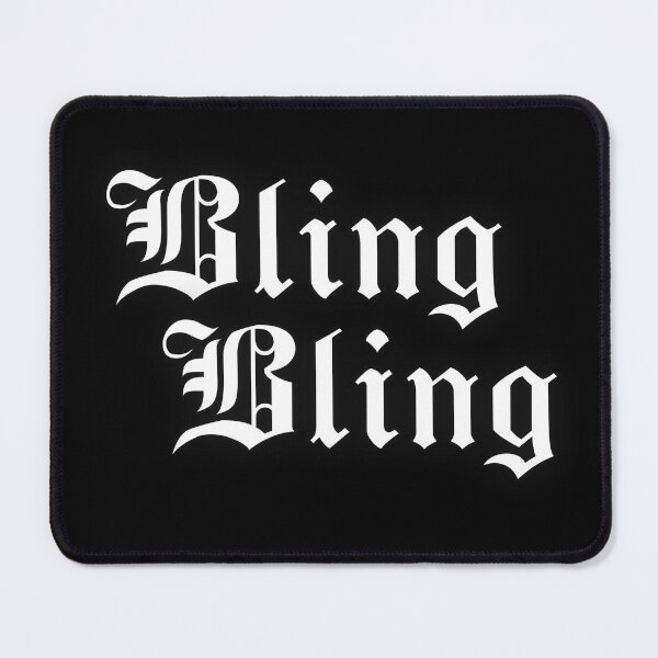 Item preview, Bling Bling Olde English Font Text Only Mean Funny Design designed and sold by Locjeb.