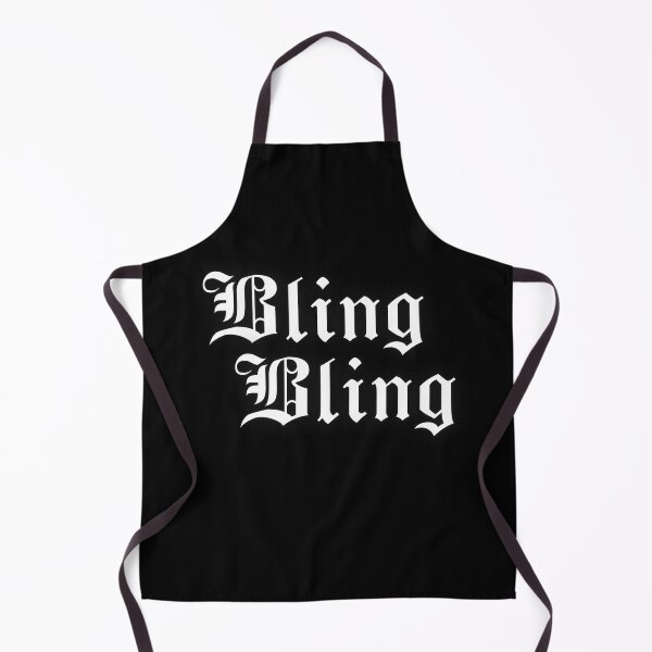 Item preview, Bling Bling Olde English Font Text Only Mean Funny Design designed and sold by Locjeb.