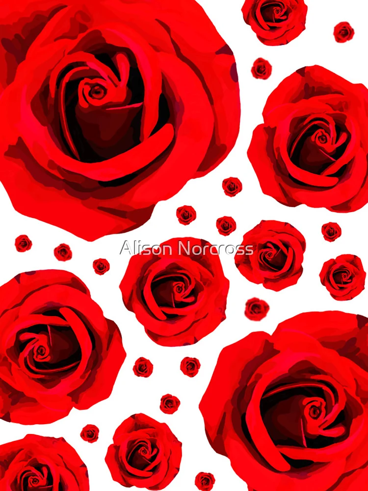 Thumbnail 5 of 5, iPhone Case, Roses, Roses, Roses designed and sold by Alison Norcross.
