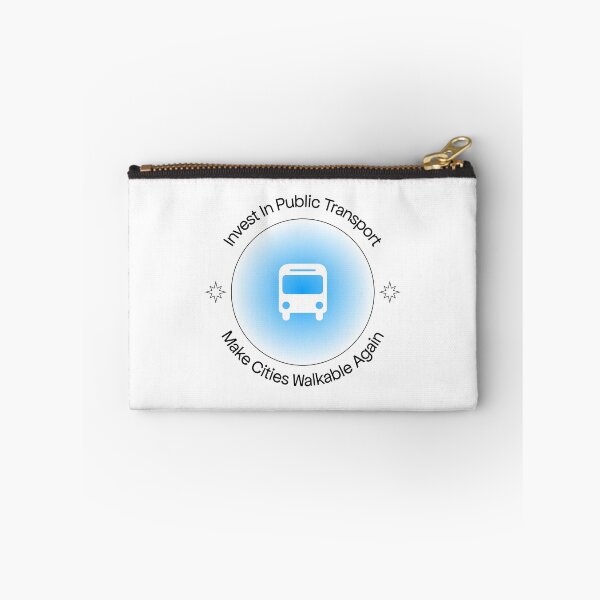 Item preview, Invest In Public Transport - Make Cities Walkable Again designed and sold by Picket Club.