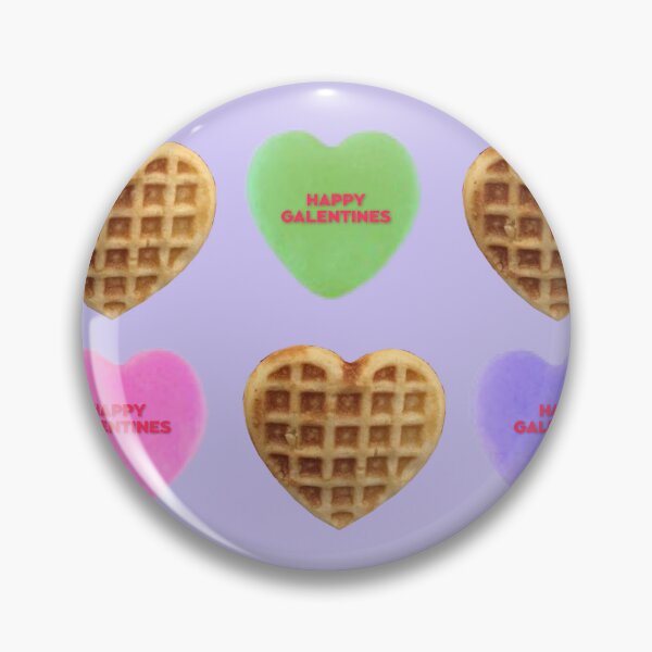 Item preview, Waffle and candy hearts happy Galentines Day designed and sold by AshTreeCrtvCo.