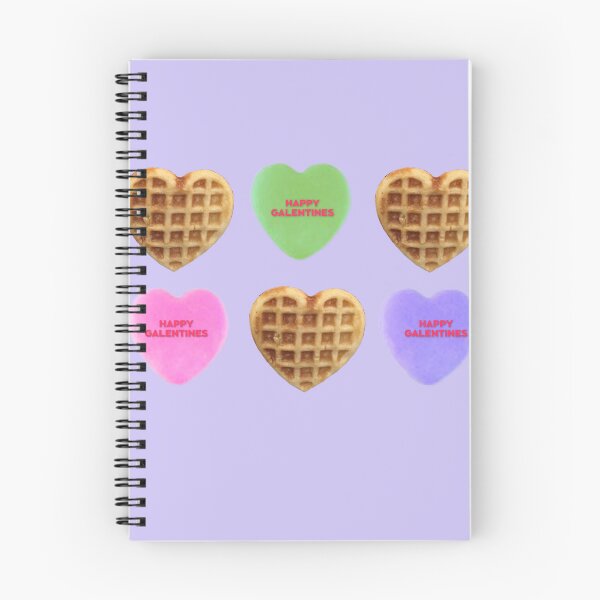 Item preview, Waffle and candy hearts happy Galentines Day designed and sold by AshTreeCrtvCo.