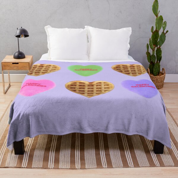 Item preview, Waffle and candy hearts happy Galentines Day designed and sold by AshTreeCrtvCo.