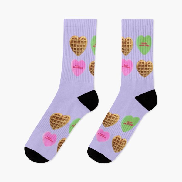 Item preview, Waffle and candy hearts happy Galentines Day designed and sold by AshTreeCrtvCo.