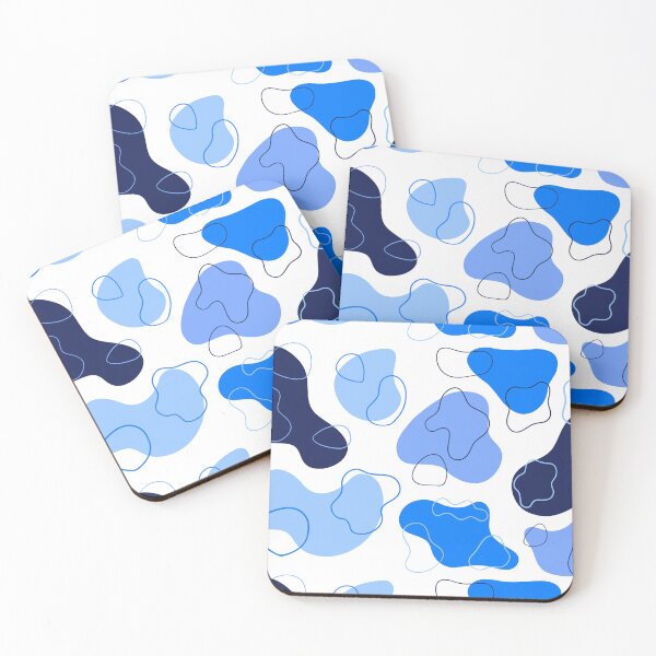 Item preview, Blue Funky Abstract Pattern  designed and sold by ghost-cookies.