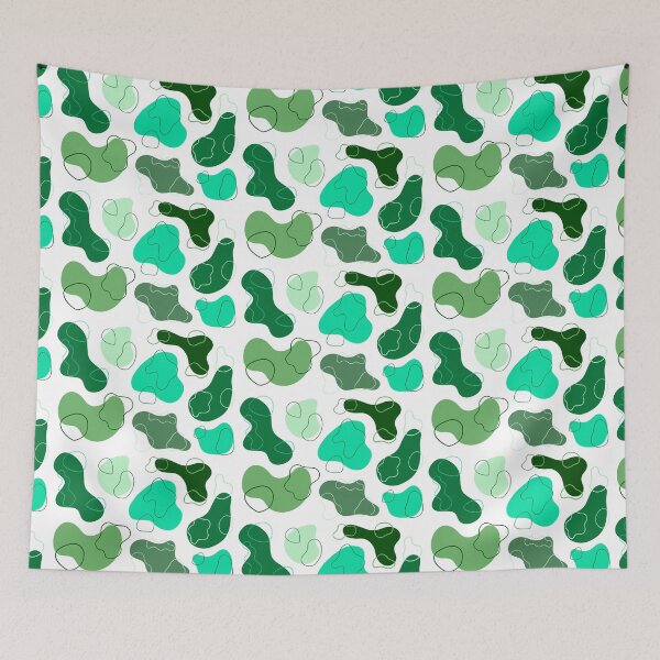 Item preview, Green Funky Abstract Pattern  designed and sold by ghost-cookies.