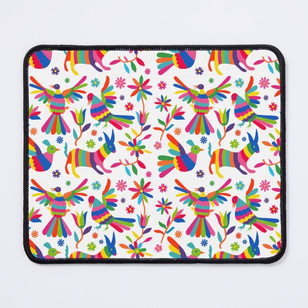 Item preview, otomi, mexican art, mexican craft, mexican folk, otomi texture, mexican pattern, flowers, birds, animals designed and sold by Terevela.