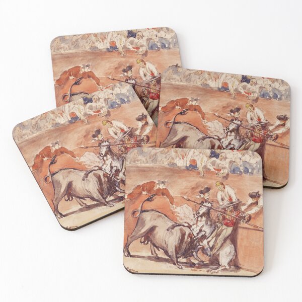 Item preview, Painting Vintage Bullfight designed and sold by LADesigns55.