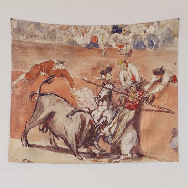 Item preview, Painting Vintage Bullfight designed and sold by LADesigns55.
