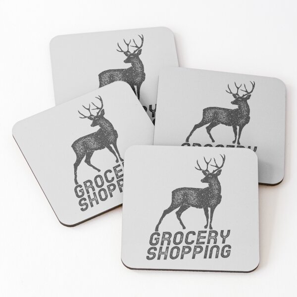 Item preview, Grocery Shopping Deer designed and sold by clothingyouneed.com.